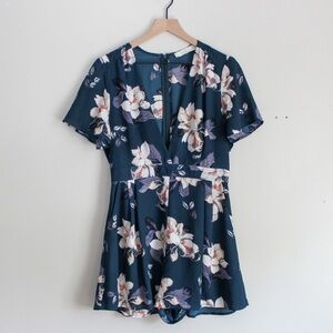 Floral ASTR The Label Romper Large